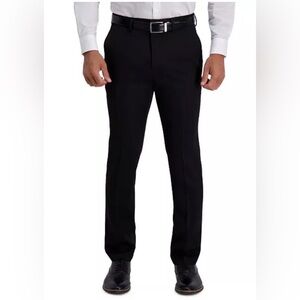 Kenneth Cole Reaction Stretch Slim Fit Black Dress Pants